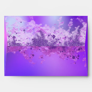 Enveloppe Violet violet violet fantaisie élégante Parties sc