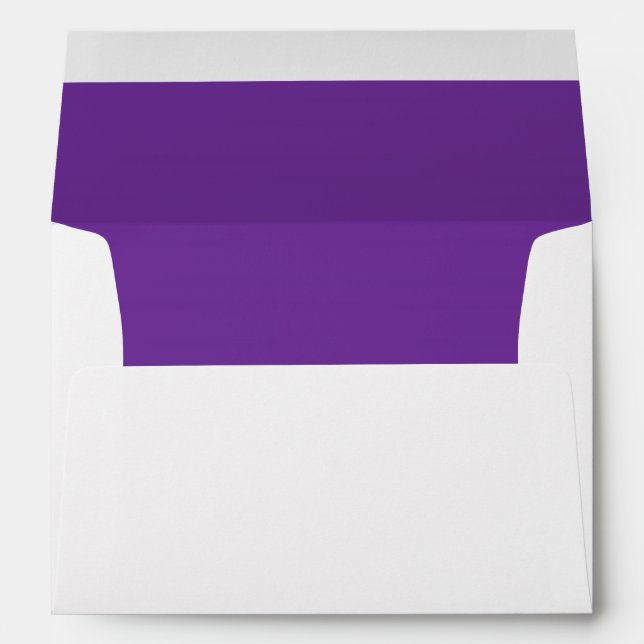 Enveloppe violette vibrante (Dos (Bas))