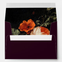 Vivid Florals Dahlia Envelope