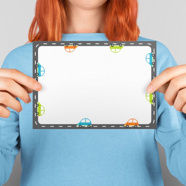 Enveloppe Voitures de course Boy Fête d'anniversaire (Créateur téléchargé)