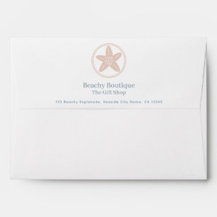Enveloppe Votre logo Boutique simple et élégante Adresse pro