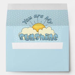 Enveloppe Vous Êtes Mon Bébé Soleil Bébé Garçon Douche