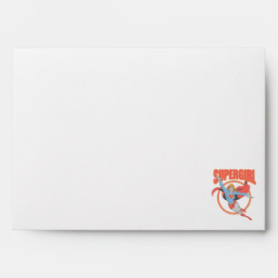 Enveloppe Vrai Vintage Supergirl Flying Graphic