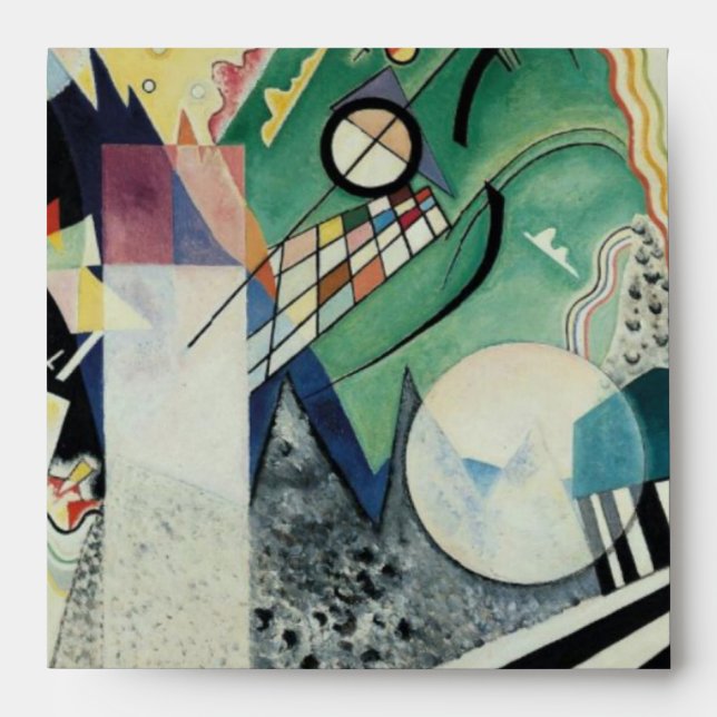 Enveloppe Wassily Kandinsky Open Green (Devant)