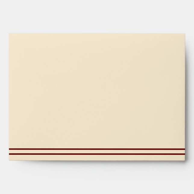 Enveloppe Western Horseshoe Mariage (Devant)