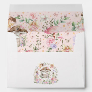 Enveloppe Whimsal Flower Garden Adresse de retour
