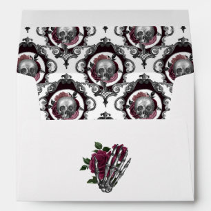 Enveloppe Whimsical gothique Mariage d'Halloween
