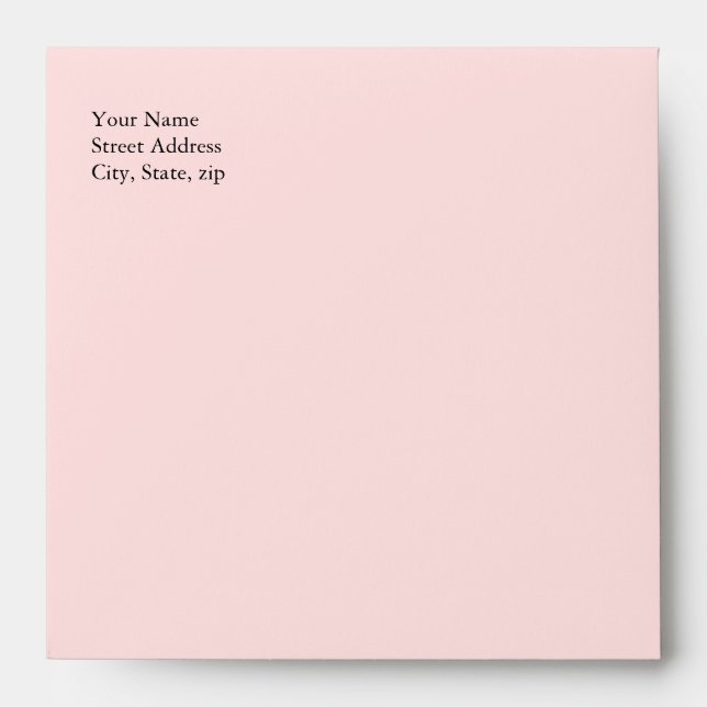 Enveloppe Whimsical Pink and White Invitation (Devant)