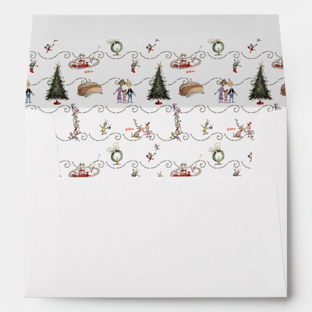 Enveloppe Whoville Christmas Garland Celebration (Dos (Bas))