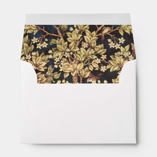 Enveloppe William Morris Arbre De Vie (Dos (Bas))