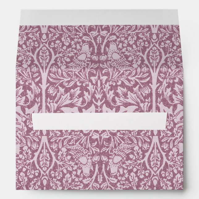 Enveloppe William Morris, Le voleur de fraises, revamped, ar (Dos (Bas))