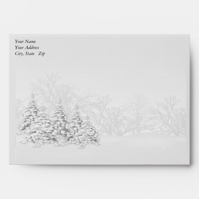 Enveloppe Winterscape (Devant)