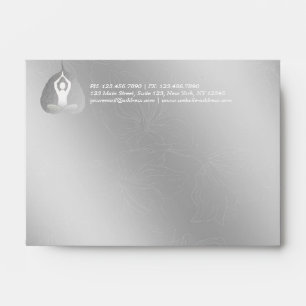 Enveloppe Yoga Instructeur Studio Méditation Pose Bodhi Leaf