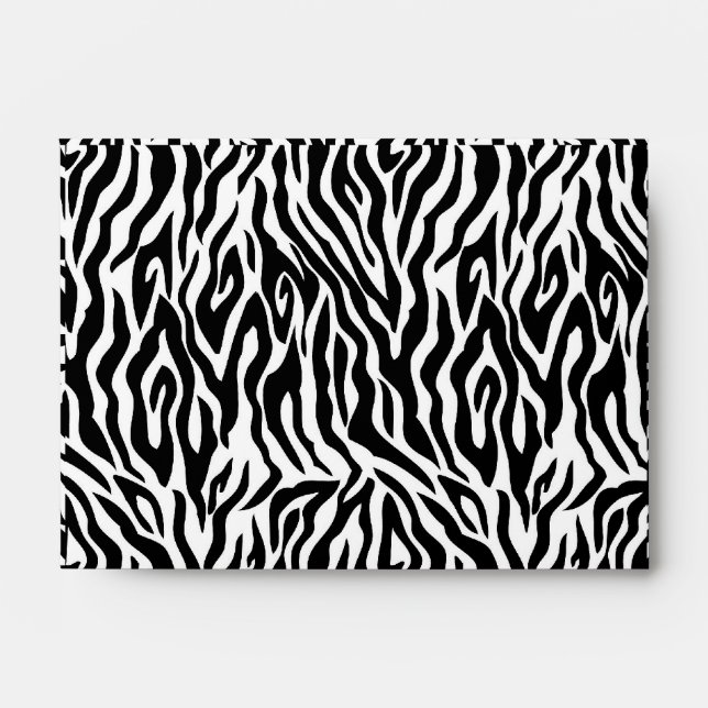 Enveloppe Zebra Print A6 (Devant)