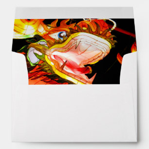 Enveloppe Zhulong dragon de feu 