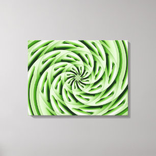 Enveloppement Abstrait en toile d'Oeufs verts