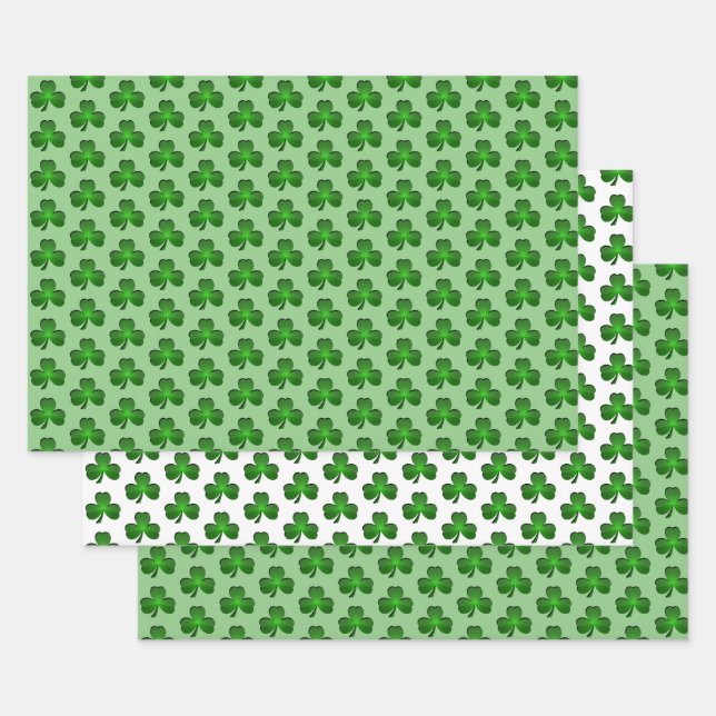 Enveloppement de papier shamrock (Lot)