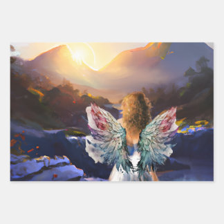 Enveloppement de soleil espéré Papier plat série d