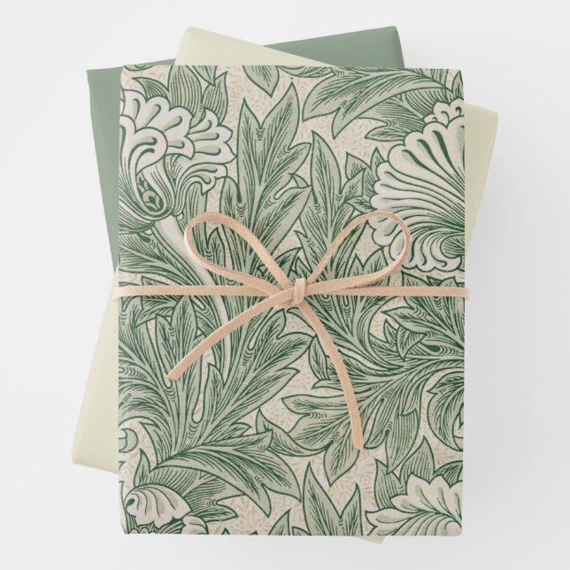 Enveloppement Papier Jeu De 3 William Morris (En situation)