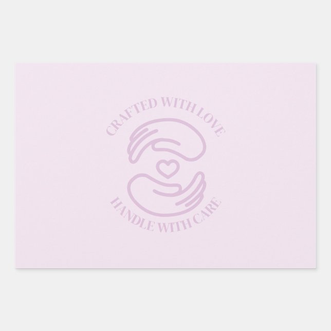 Envelopper le papier d'artisanat avec amour (Devant)