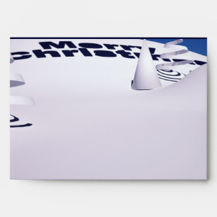 Enveloppes 3D SNOWY MERRY XMAS SEASON L'enveloppe DE SALUT