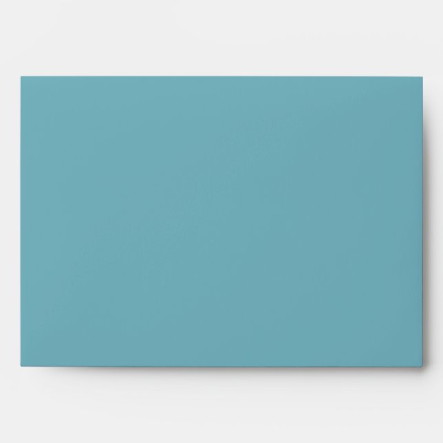 Enveloppes 5x7 Bleu Extérieur Jungle Bande Intérieure Envelop (Devant)