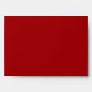 Enveloppes 5x7 Jacquard rouge extérieur à l'intérieur