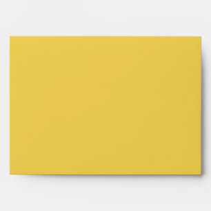 Enveloppes 5x7 Jaune à l'extérieur de la Polka Point à l'inté