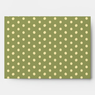 Enveloppes 5x7 Jungle Polk-a-dot à l'extérieur de l'enveloppe