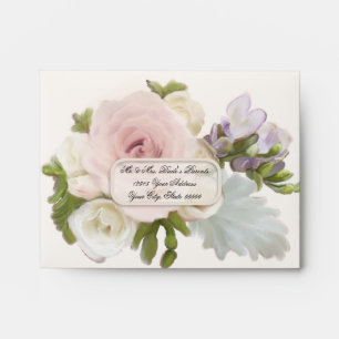 Enveloppes A2 Carte de réponse RSVP Rose Freesia Mariages flo
