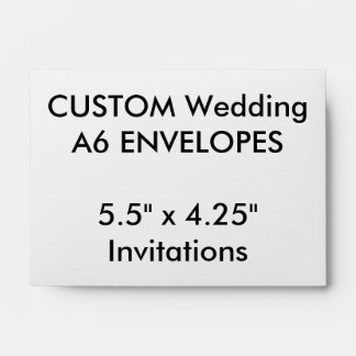 Enveloppes A6 personnalisées Invitations 5,5 po x