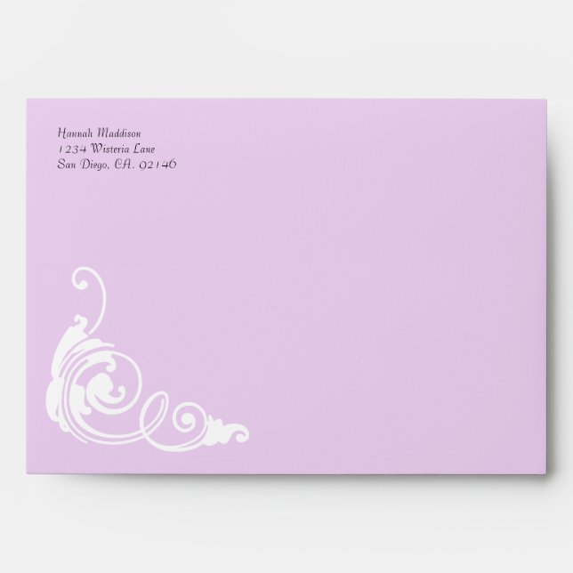 Enveloppes A7 faites sur commande d'impression (Devant)