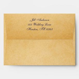 Enveloppes A7 imprimées en papier Vintage Faux