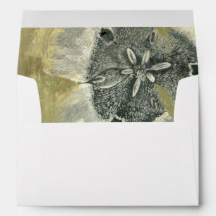 Enveloppes Abrégé sur Flowerhead avec la texture vitrée