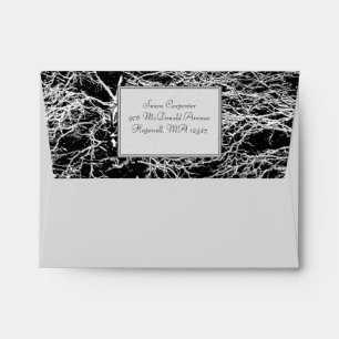 Enveloppes 'Abstrait d'hiver'