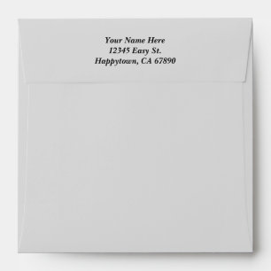 Enveloppes Adresse personnalisée Pois blancs grands et petits