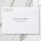 Enveloppes adressées au coeur simple et doux