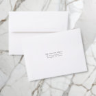 Enveloppes adressées de Noël simple et joyeux