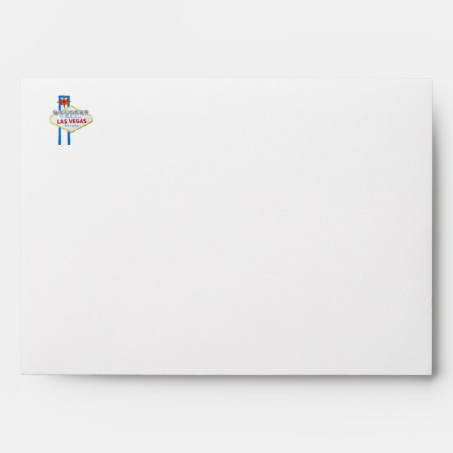 Enveloppes Affiche de bienvenue Las Vegas (Devant)