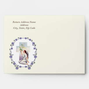 Enveloppes Ange de prière vintage Pâques