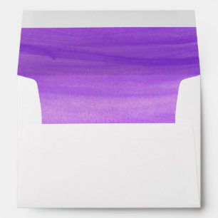 Enveloppes Aquarelle balayée d'Ombre rayée