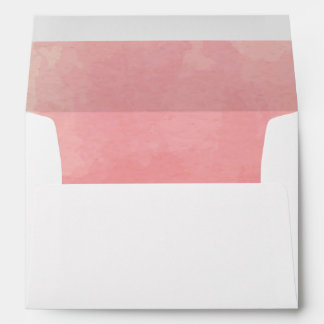 Enveloppes Aquarelle rose