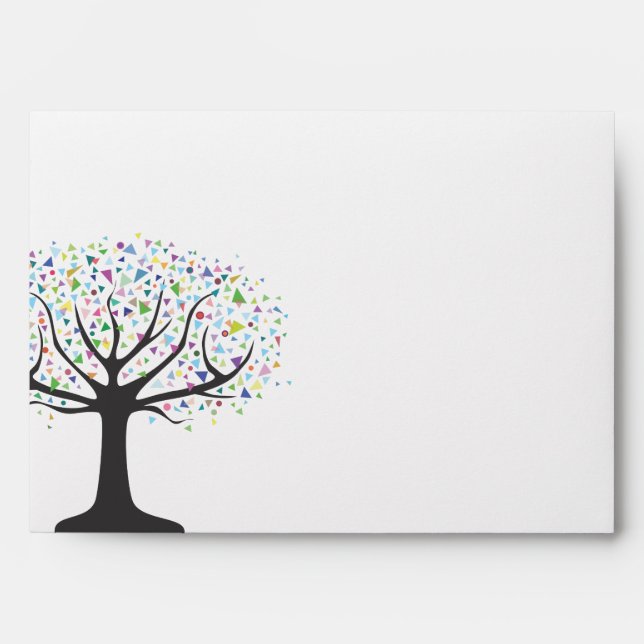 Enveloppes Arbre d'enveloppe de mariage de la vie (Devant)