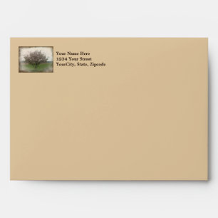Enveloppes Arbre pomme en fleurs