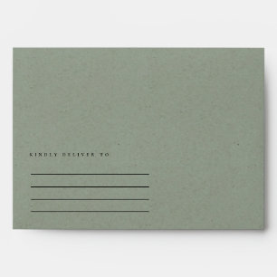 ENVELOPPES ARGENT EN CUIVRE SOMBRE GLAMOREUX POINTS MONOGRAMM