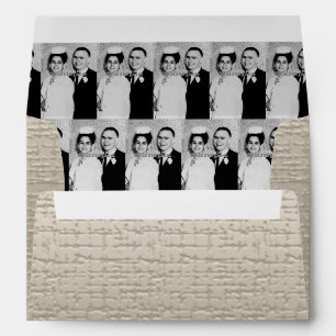 Enveloppes Argent personnalisé votre photo à l'intérieur