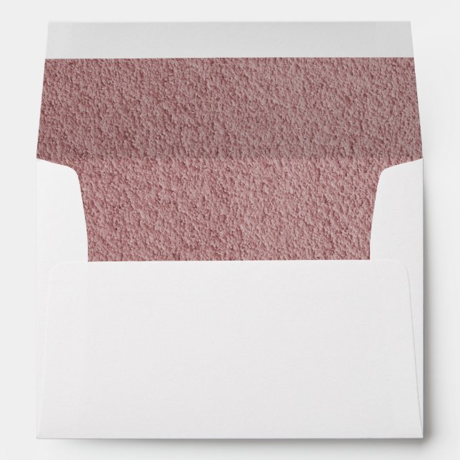Enveloppes Arrière - plan blanc rose (Dos (Bas))