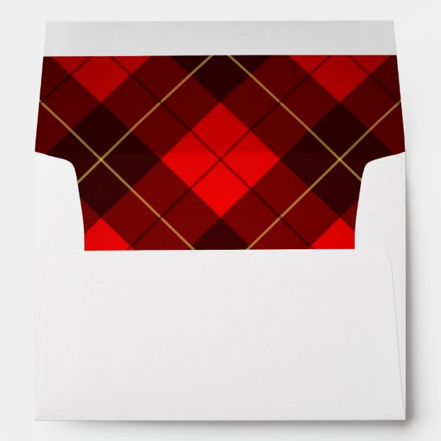 Enveloppes arrière - plan de Wallace Tartan (Dos (Bas))