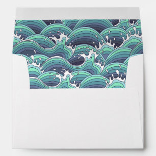 Enveloppes Arrière - plan décoratif Sea Wave