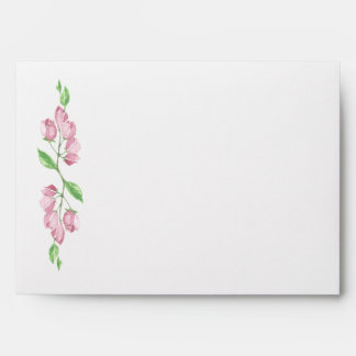 Enveloppes Art de mariage floral rose cerisier de printemps